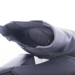 Shein Plain Block Heeled Ankle Boots